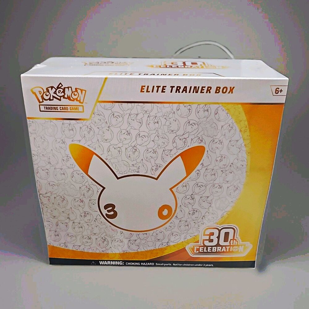 Pokémon TCG 30th Celebration Elite Trainer Box Kit Promo Pikachu/Nidorina Eng 6+